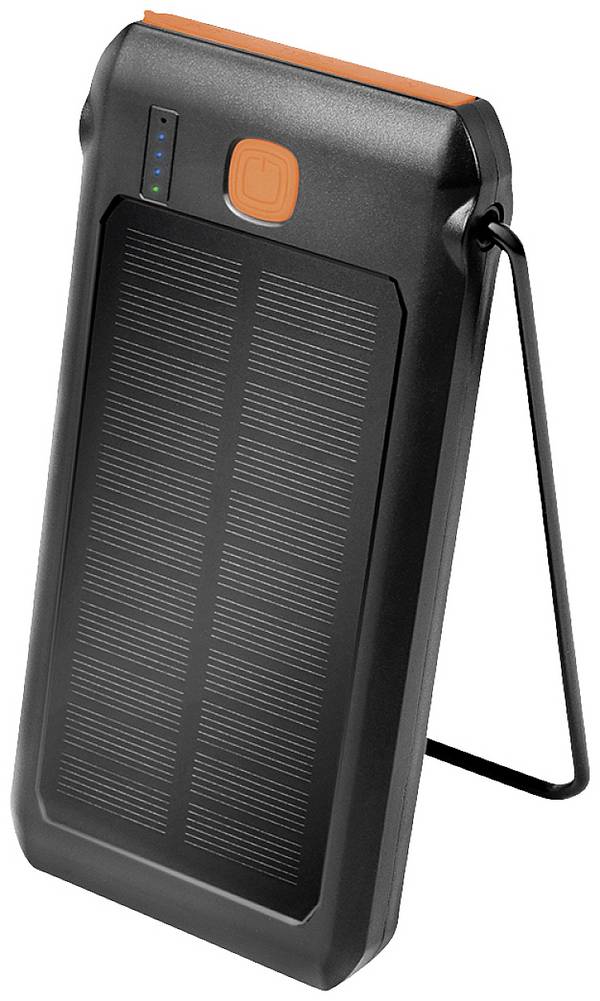 LogiLink Batterie PA0273 Solar-Powerbank Ladestrom Solarzelle 250 mA 10000 mAh