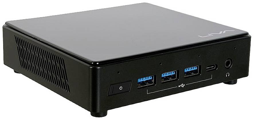 ECS Elitegroup ECS LIVA Z3 Plus - Barebone - USFF - 1 x Core i3 10110U / 2,1 GHz - RAM 0GB - UHD Gra