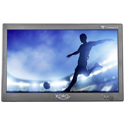 Xoro PTL 1050 V2 Tragbarer TV 25.6 cm 10.1 Zoll EEK: D (A - G) Akkubetrieb, inkl. 12 V Kfz-Anschlusskabel Grau
