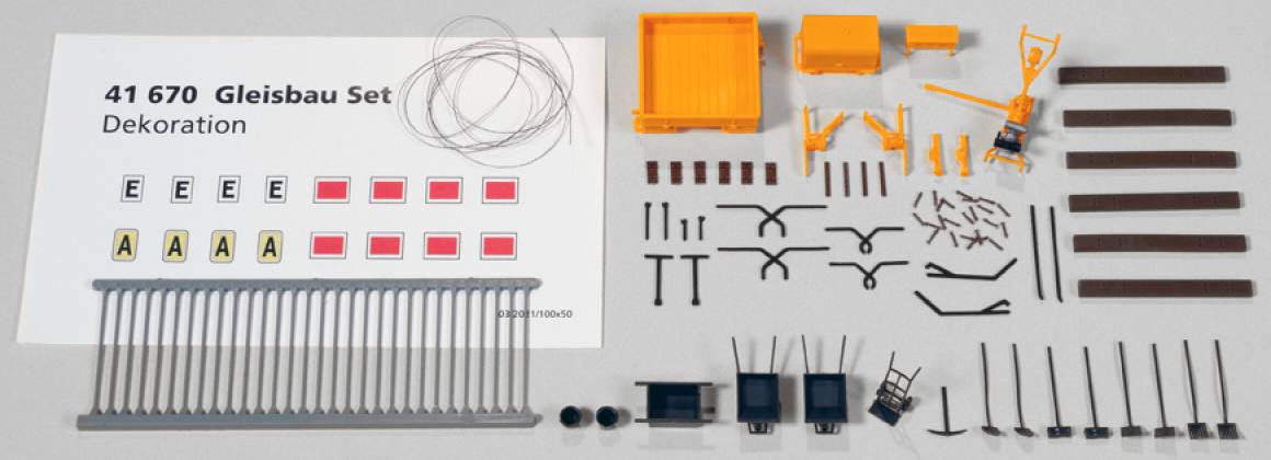 Auhagen 41670 H0 Gleisbau-Set Zubehör