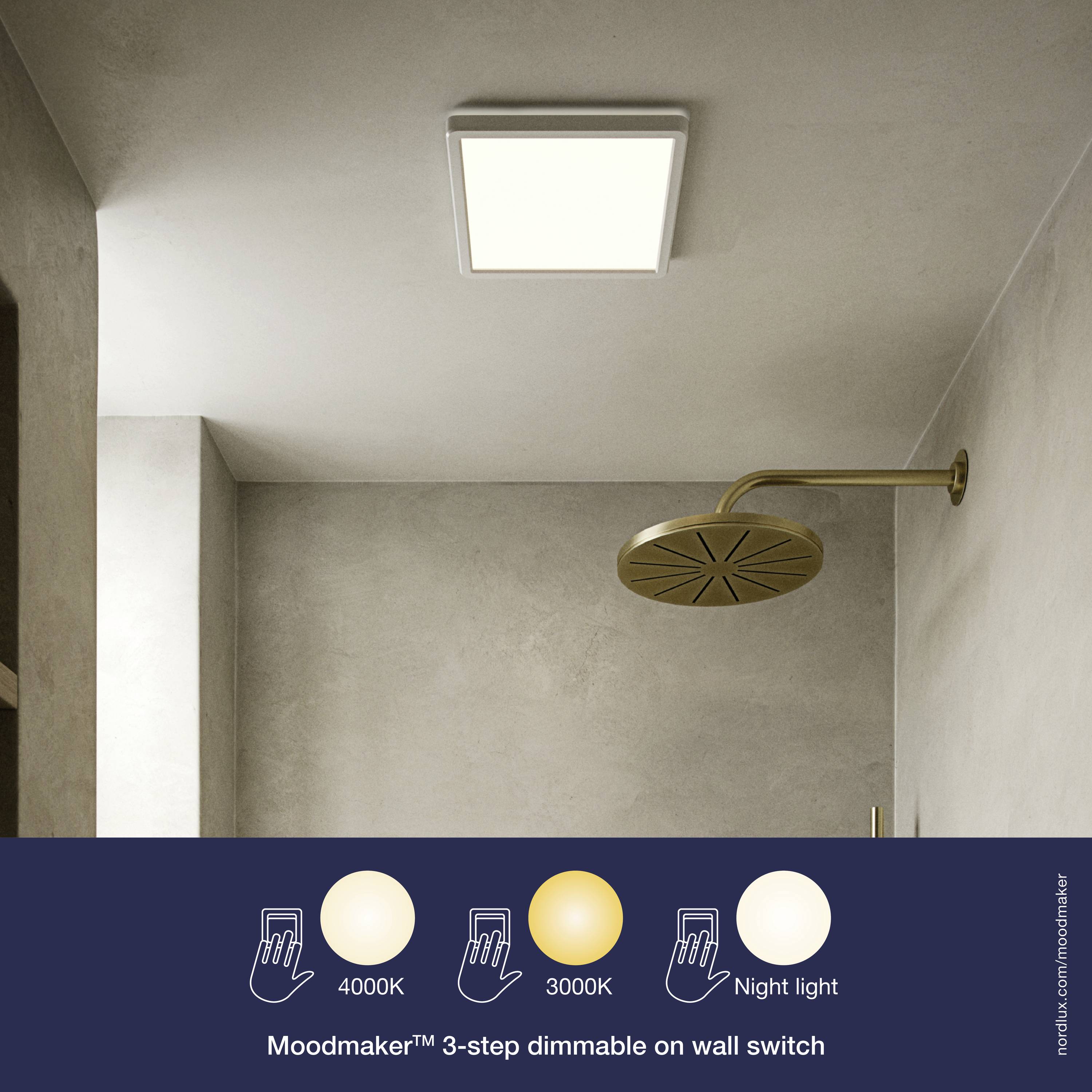 Nordlux 2015056101 Oja Square 29 LED-Deckenleuchte LED LED 14.5 W Weiß-7