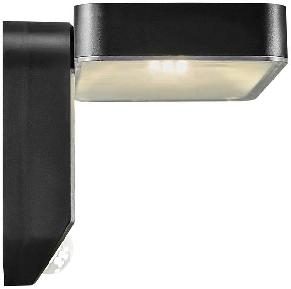 Nordlux Rica Square 2118161003 Solar-Außenwandleuchte  LED LED 5 W Schwarz