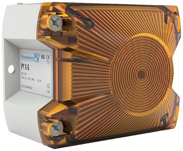 Pfannenberg Signalleuchte LED PY L-S 10-60 DC AM 7035 21513814055 Orange  Blitzlicht, Dauerlicht, Blinklicht 24 V/DC