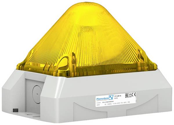 Pfannenberg Signalleuchte LED PY L-M 95-265V AC YE 7035 21553643055 Gelb Blitzlicht, Dauerlicht, Blinklicht 230 V/AC