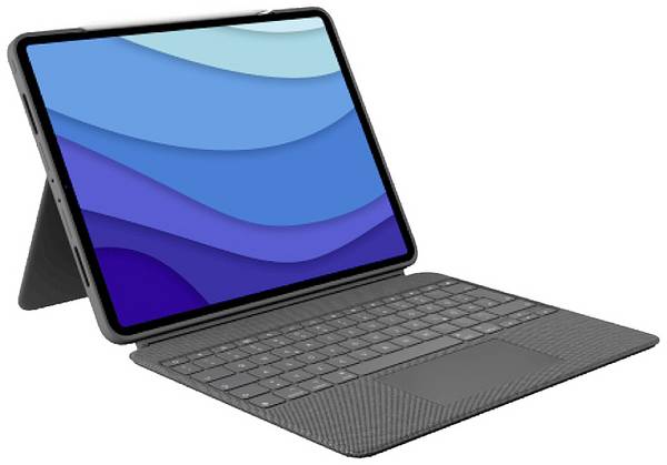 Logitech Combo Touch - Tastatur und Foliohülle - mit Trackpad - hintergrundbeleuchtet - Apple Smart connector - QWERTZ -
