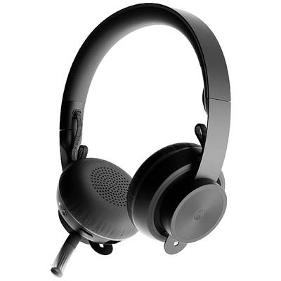 Schwarzer, drahtloser Over-Ear-Kopfhörer mit integriertem Mikrofon; ergonomisches Design für optimalen Tragekomfort und Klangqualität.