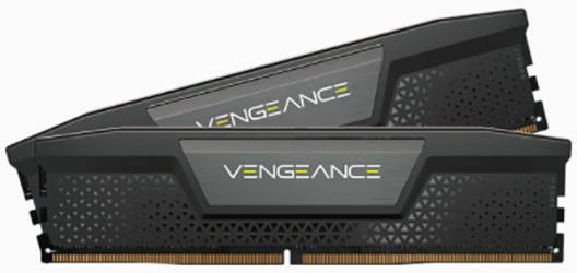 Zwei schwarze VENGEANCE-RAM-Module mit goldenen Kontakten.