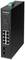 Industrie-Netzwerk-Switch mit acht Ethernet-Ports und zwei Glasfaser-Ports, Modell 'EDIMAX IGS-1210P'.
