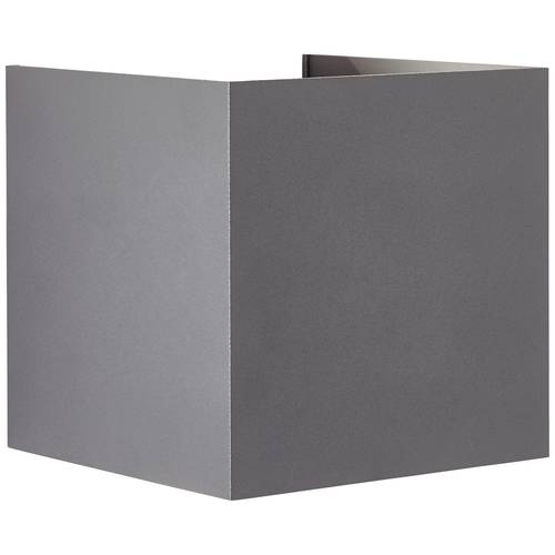 Brilliant Hilly G90961A63 LED-Außenwandleuchte LED Lichtquelle nicht austauschbar 6 W Grau