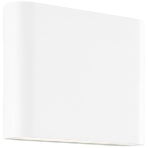 Brilliant Welbie G90972A05 LED-Außenwandleuchte EEK: E (A - G) LED Lichtquelle nicht austauschbar 7 W Weiß