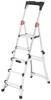 Hailo TL 100 TopLine 8450100 Aluminium Teleskopleiter Arbeitshöhe (max.): 3.09 m Silber, Rot, Schwarz 8.8 kg