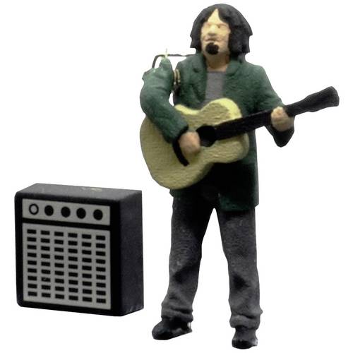 Viessmann Modelltechnik H0 Straßengitarrist mit Verstärker Funktionsmodell