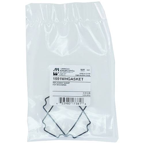 Hammond Electronics 1551WHGASKET Dichtung Silikon Schwarz (B x H) 60 mm x 35 mm 2 St.