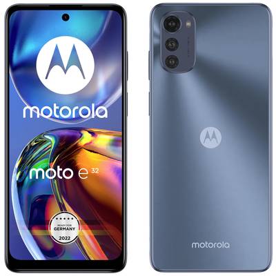 Motorola E32 Smartphone 64 GB 16.5 cm (6.5 Zoll) Slate, Grau Android™ 11 Dual-SIM
