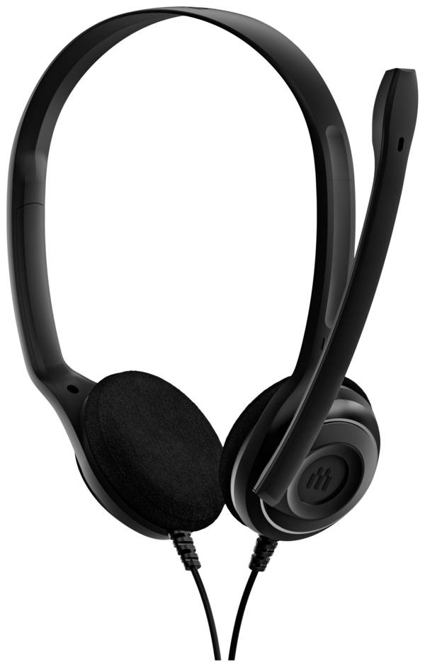 EPOS PC 8 USB  On Ear Headset kabelgebunden Stereo Schwarz  Mikrofon-Stummschaltung, Lautstärkeregelung Computer