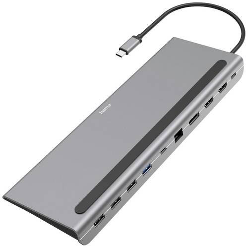 Thumbnail - hama 00200100 USB-C-Docking-Station, Connect2Office Pro, 10 Ports