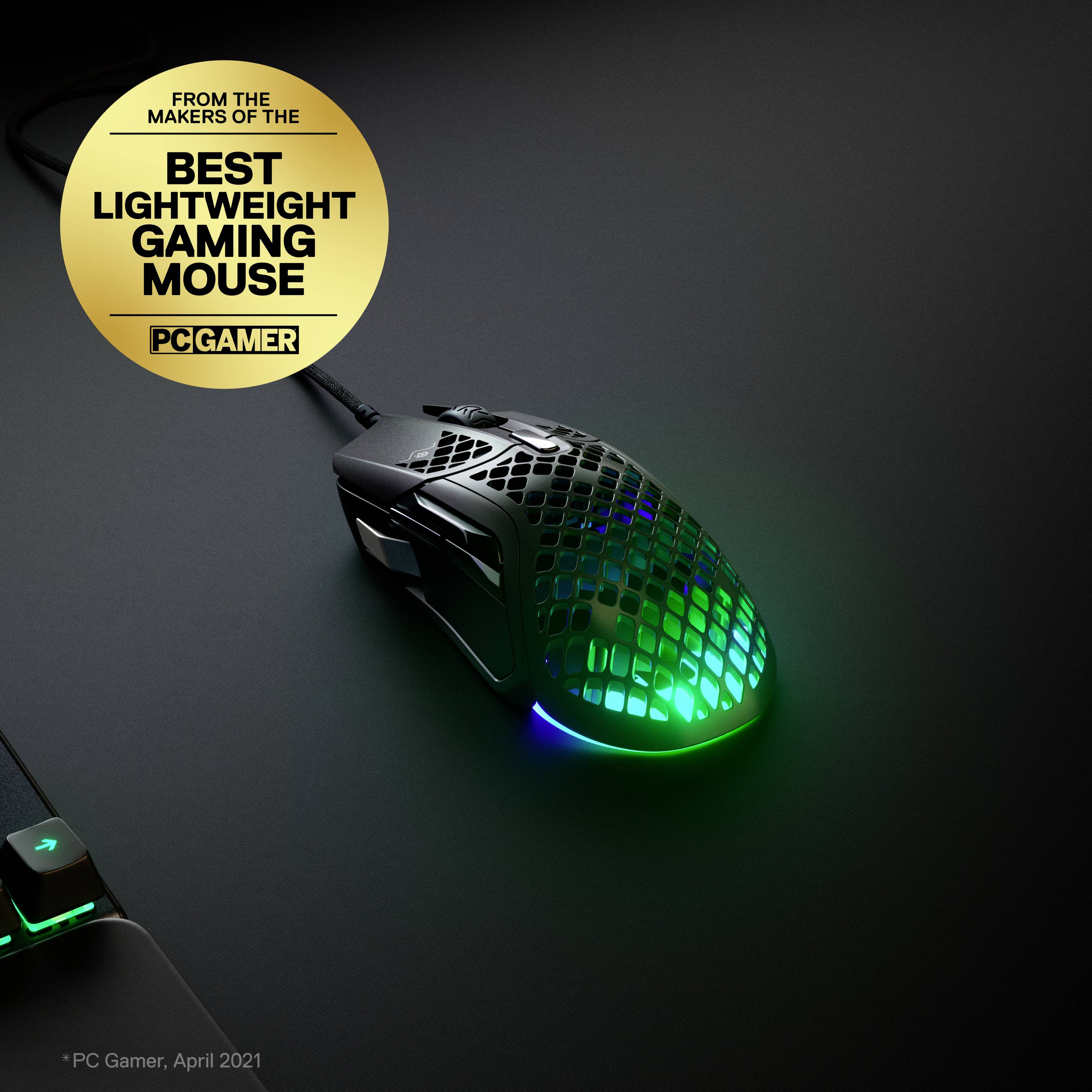 Steelseries Aerox 5 Gaming-Maus Kabelgebunden, USB Optisch Schwarz 9 Tasten 18000 dpi Beleuchtet-11