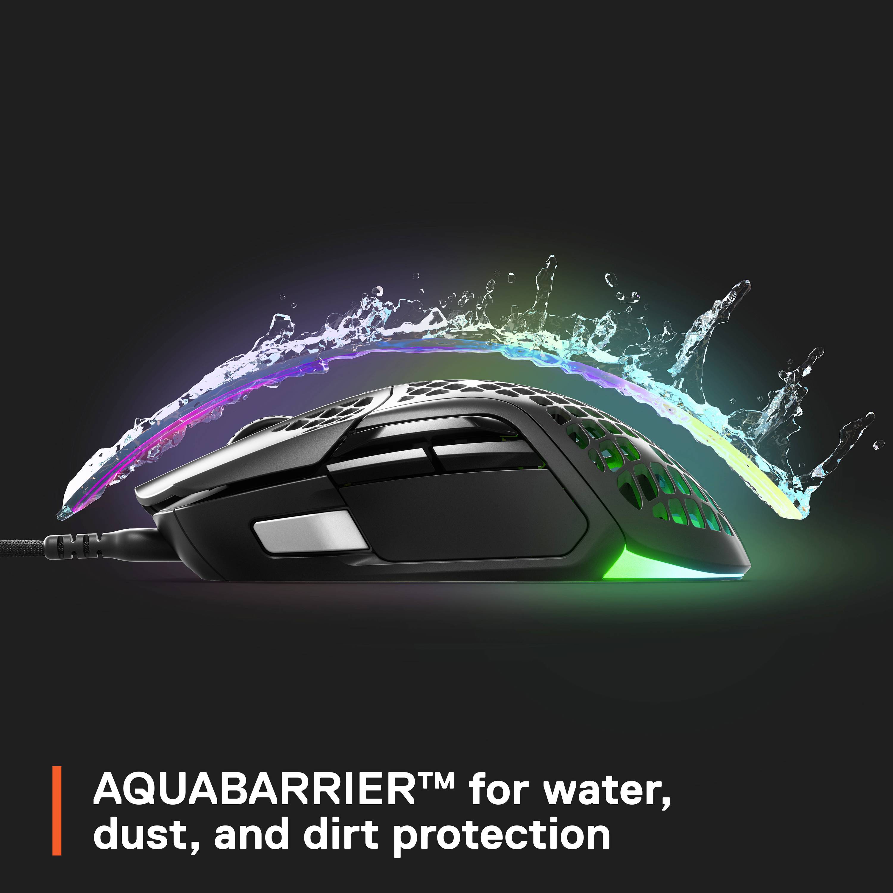 Steelseries Aerox 5 Gaming-Maus Kabelgebunden, USB Optisch Schwarz 9 Tasten 18000 dpi Beleuchtet-14