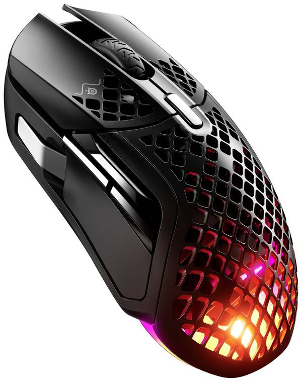 SteelSeries Aerox 5 - Maus - ergonomisch - Für Rechtshänder