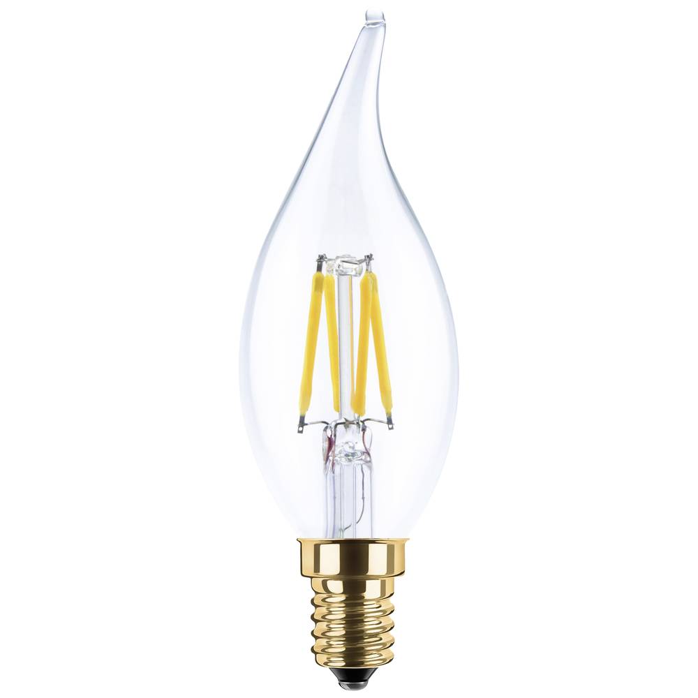 Segula 55206 LED-lamp Energielabel F (A - G) E14 Kaars windlicht 3 W = 26 W Warmwit (Ø x l) 35 mm x 112 mm 1 stuk(s)
