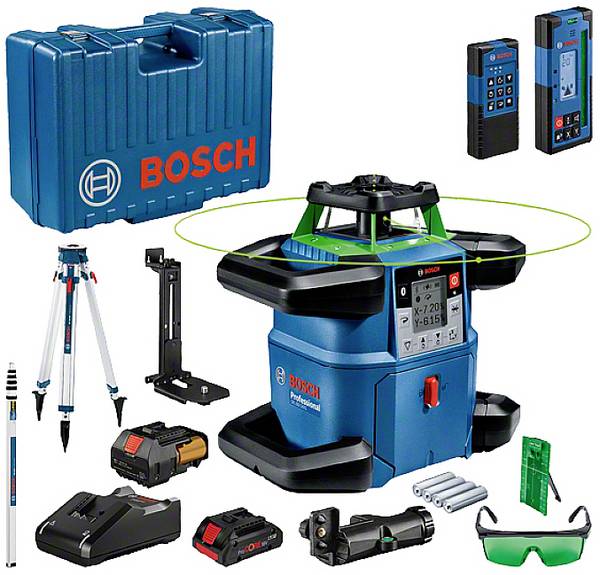 Bosch Professional GRL 650 + BT 170 + GR 500 Rotationslaser  selbstnivellierend Reichweite (max.): 650 m