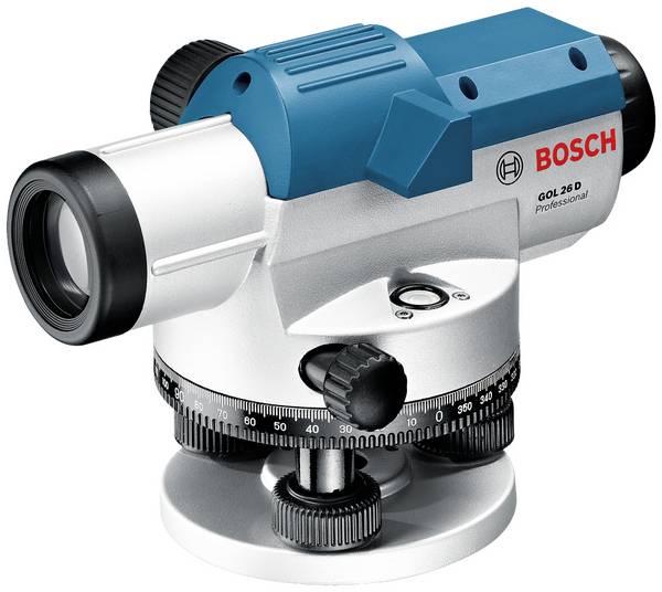 Bosch Professional GOL 26D + BT 160 + GR 500 Optisches Nivelliergerät  inkl. Stativ Reichweite (max.): 100 m Optische Vergrößerung (max.): 26 x