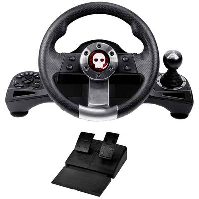 Konix Pro Steering Wheel Lenkrad PlayStation 4, Xbox One, Xbox Series S,  Xbox Series X, Nintendo Switch Schwarz inkl. G – Conrad Electronic Schweiz