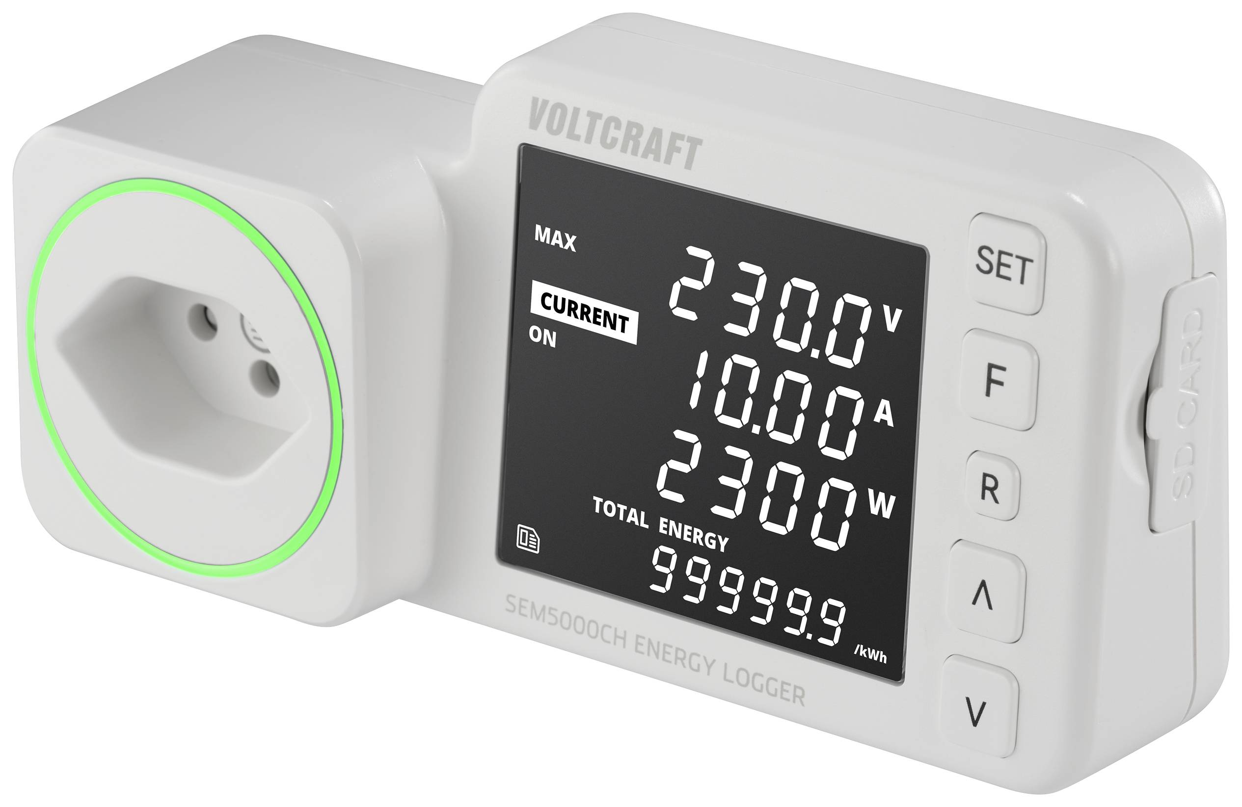 Compteur de coûts d'énergie VOLTCRAFT SEM6500 CH prise télécommandable,  Export de données, fonction enregistreur de donn – Conrad Electronic Suisse