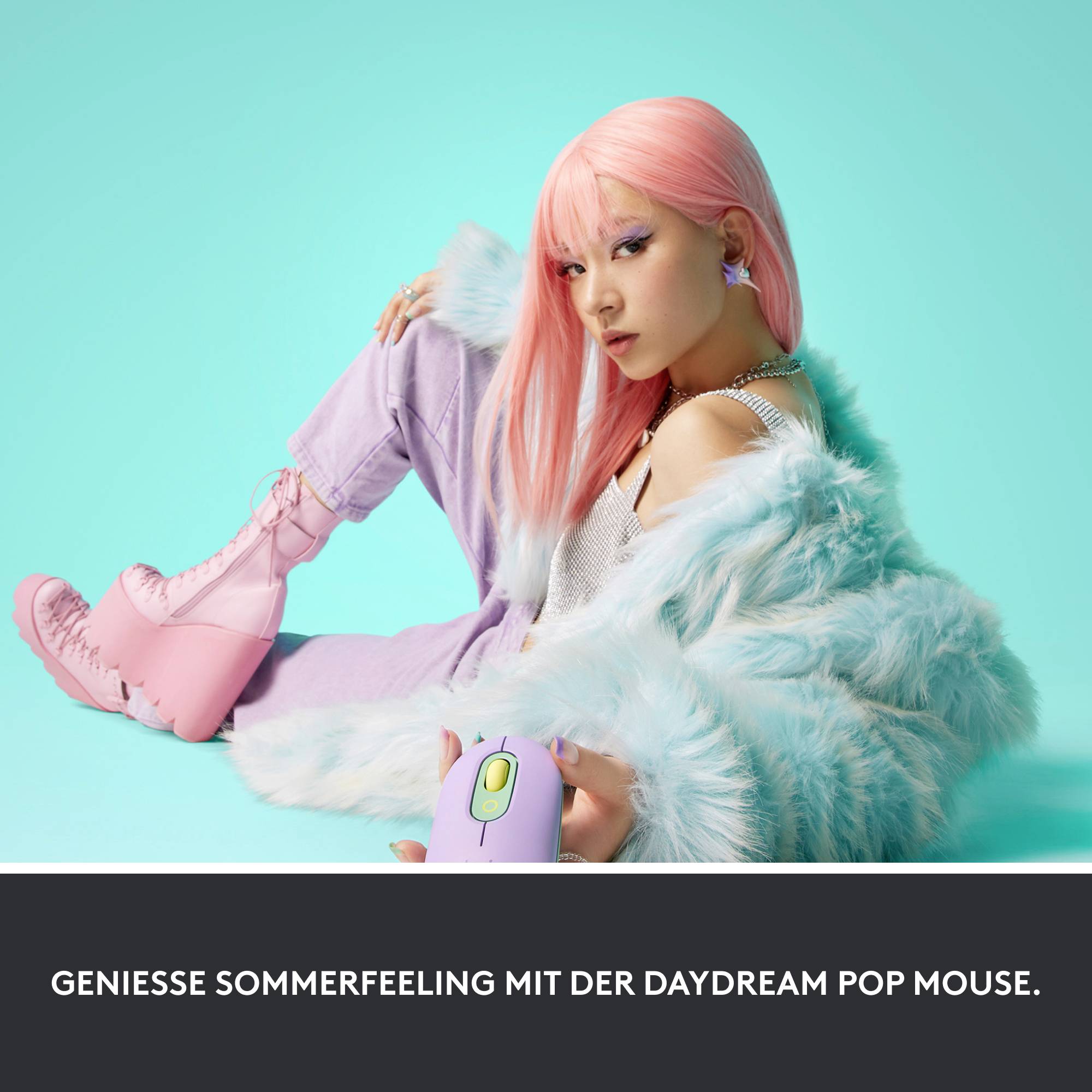 Logitech POP - Maus - anpassbarer Emoji - optisch-3