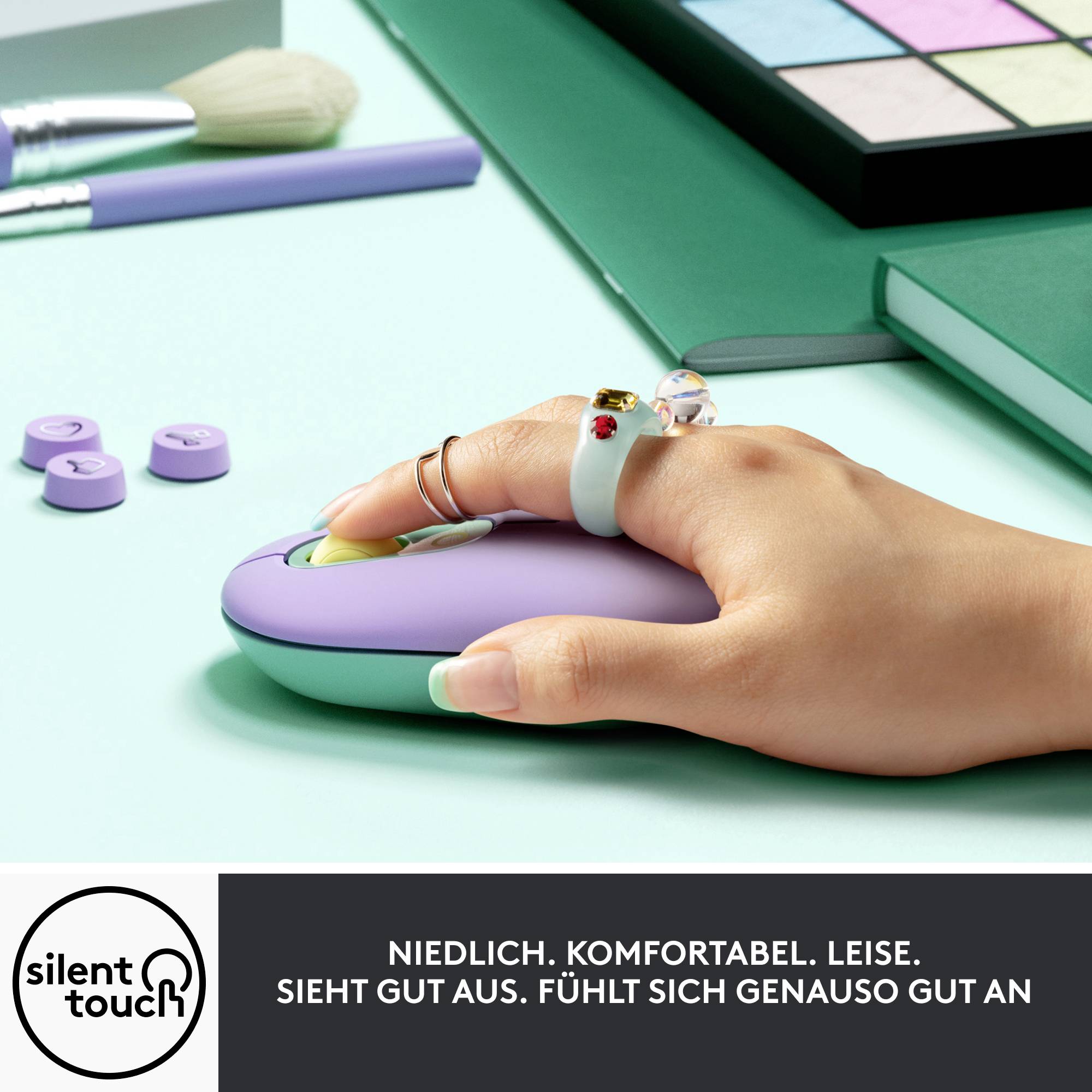 Logitech POP - Maus - anpassbarer Emoji - optisch-5