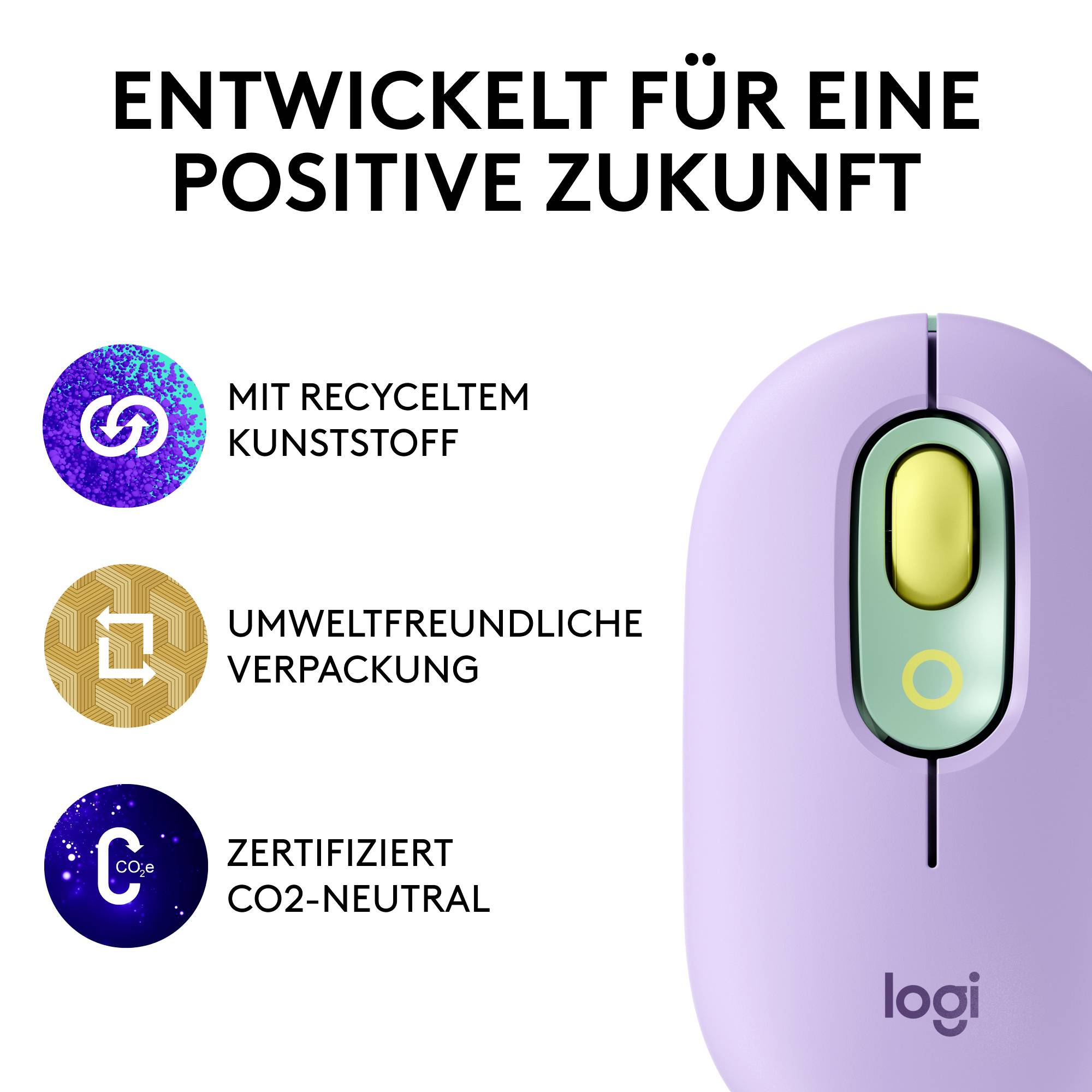Logitech POP - Maus - anpassbarer Emoji - optisch-6