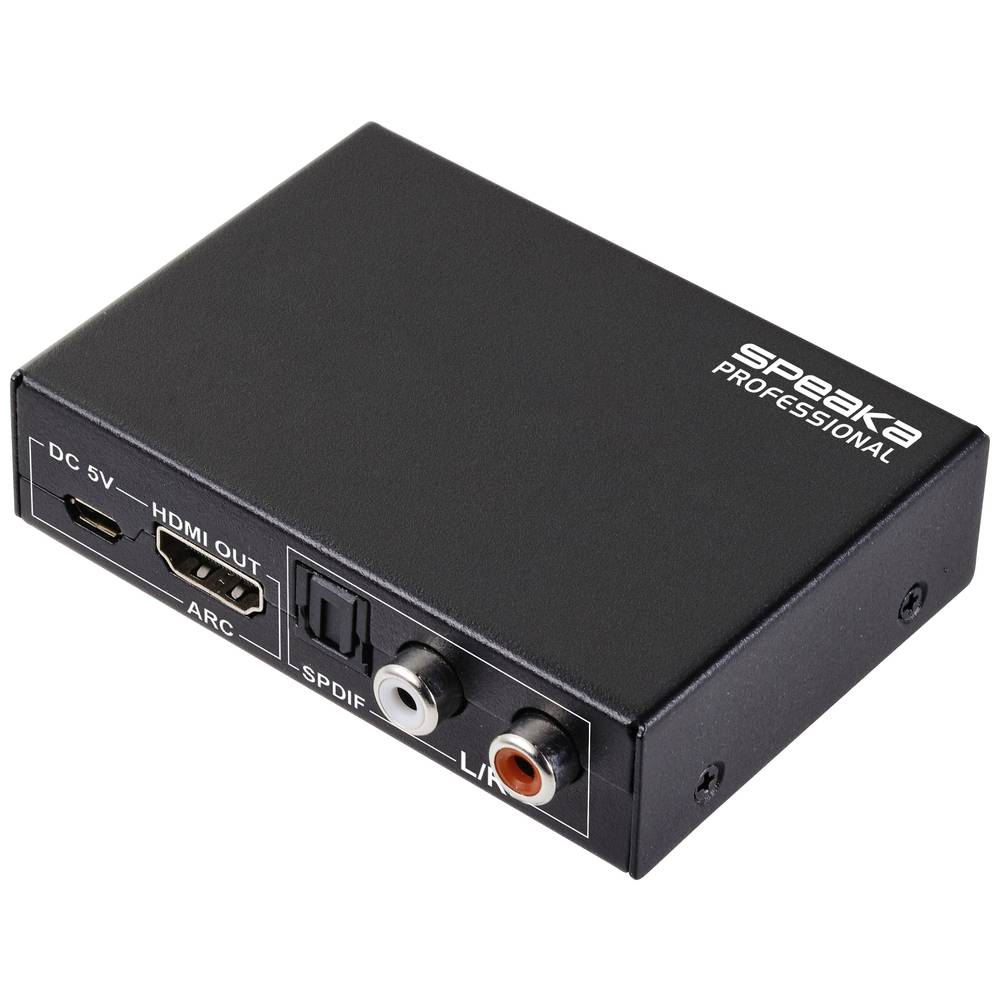 SpeaKa Professional Audio Converter [HDMI HDMI] 3840 x 2160 Pixel