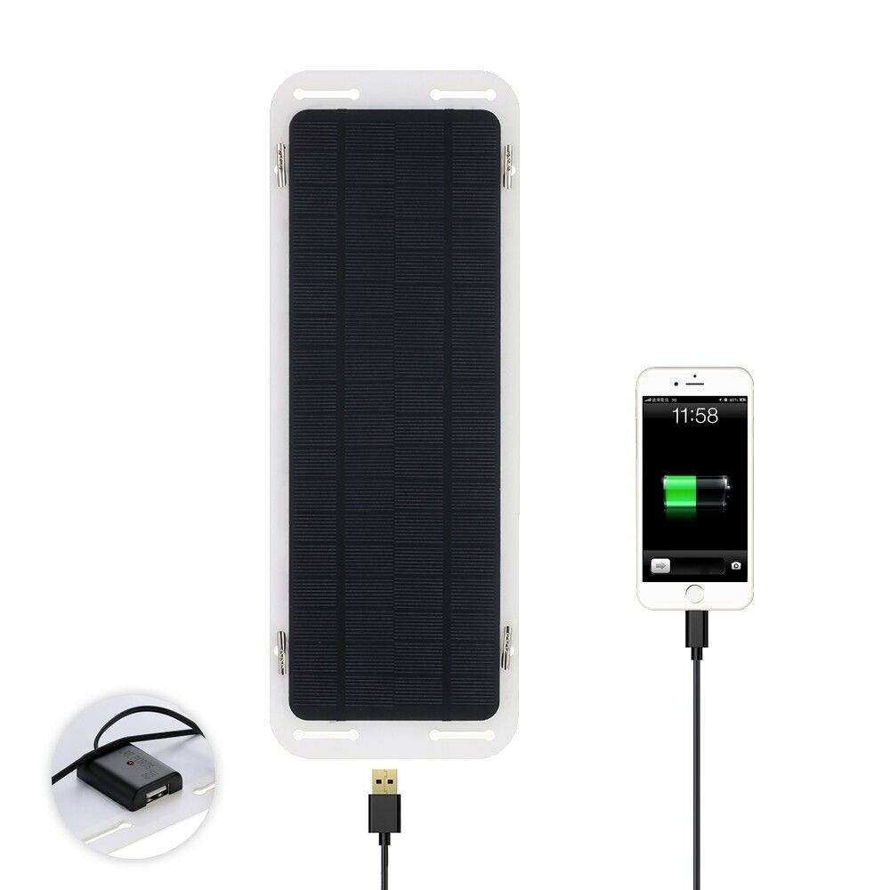 IWH KFZ-Solar-Batterieschutz 12V / 5 Watt mit USB (11570335)-4