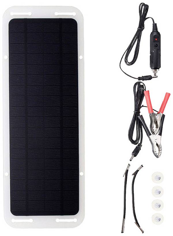 IWH KFZ-Solar-Batterieschutz 12V / 5 Watt mit USB (11570335)