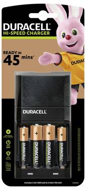 Duracell Advanced Charger CEF27 Rundzellen-Ladegerät NiMH Micro (AAA), Mignon (AA)