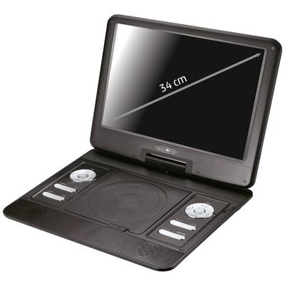 Reflexion DVD1322 Tragbarer TV mit DVD-Player 34 cm 13 Zoll EEK: D (A - G) inkl. 12 V Kfz-Anschlusskabel, inkl. DVB-T An