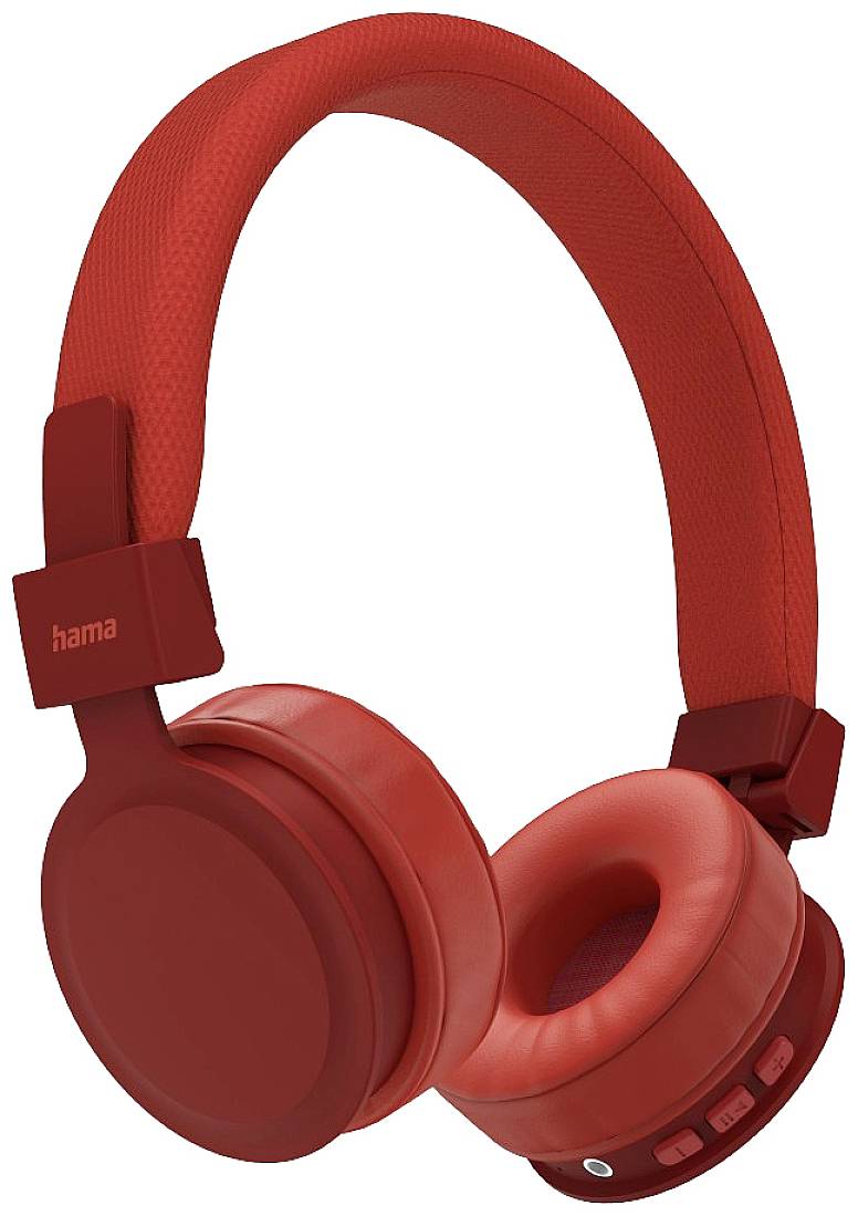 HAMA Freedom Lit Bluetooth, On-Ear, faltbar, mit Mikrofon, rot