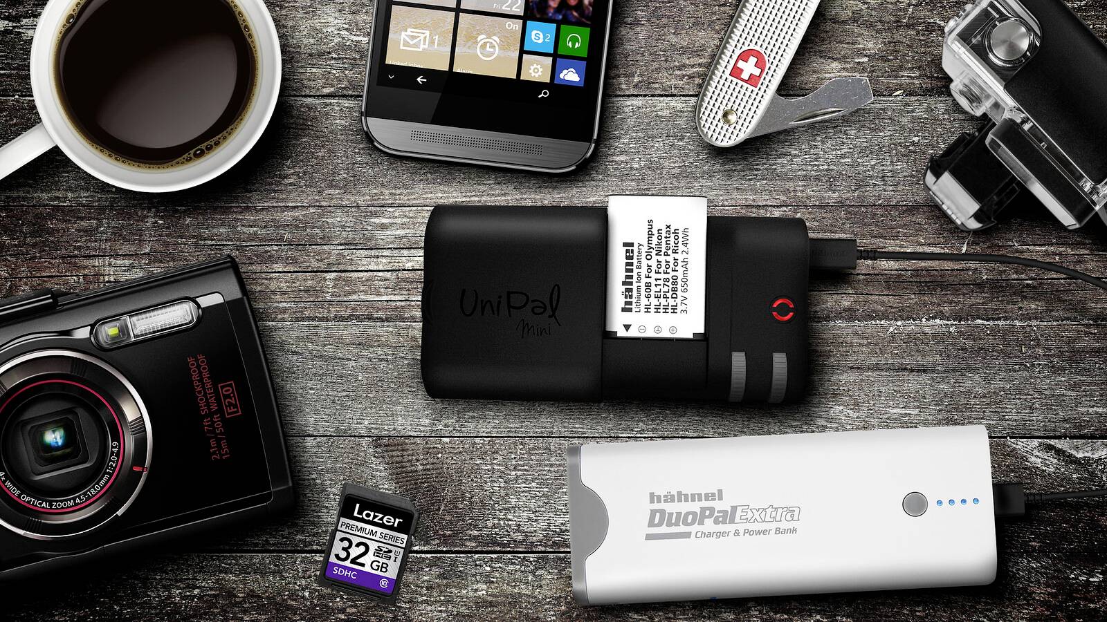 Hähnel UniPal Mini II - Batterieladegerät - universell-9