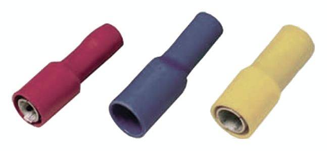 Intercable 180862 Rundsteckhülse 0.50 mm² 1 mm² Stift-Ø: 4 mm Vollisoliert Rot 1 St.