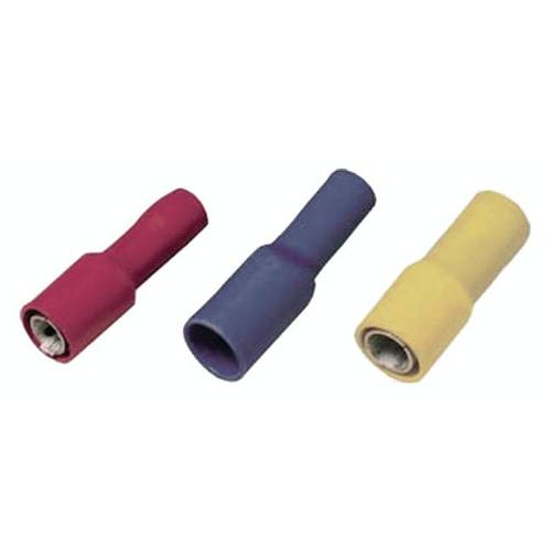 Intercable 180862 Rundsteckhülse 0.50 mm² 1 mm² Stift-Ø: 4 mm Vollisoliert Rot 1 St.