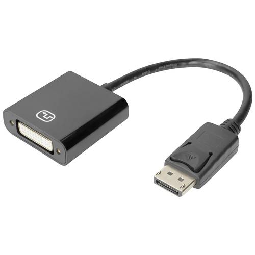Digitus DisplayPort / DVI Anschlusskabel DisplayPort Stecker, DVI-I 24+5pol. Buchse 0.15 m Schwarz DB-340414-001-S doppe...