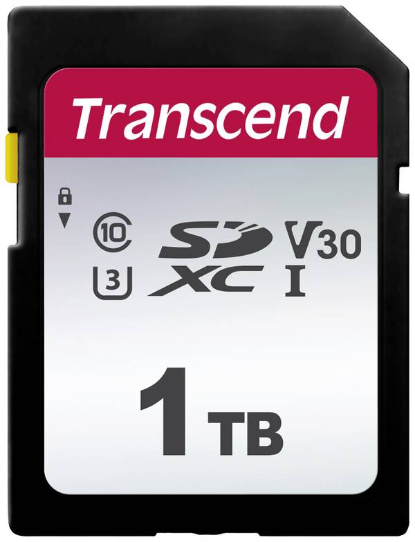 Transcend TS1TSDC300S SDHC-Karte  1 TB Class 10, UHS-I, UHS-Class 1