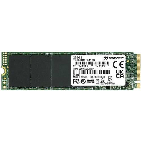 Transcend 112S 256 GB Interne M.2 PCIe NVMe SSD 2280 PCIe NVMe 3.0 x4 Retail TS256GMTE112S