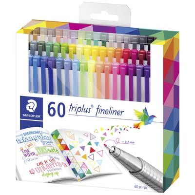 Staedtler triplus® fineliner 334 C60 Fineliner 0.3 mm 60 St.