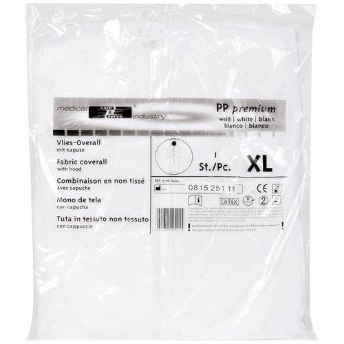 Söhngen 1005076 Einmal-Schutzoverall XL Kleider-Größe: XL Weiß