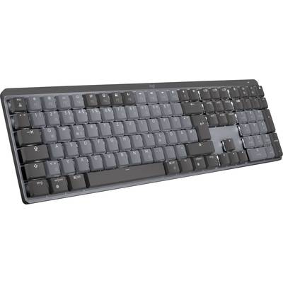 Schwarze Computer-Tastatur in voller Größe mit QWERTZ-Layout, Funktionstasten und Ziffernblock, geeignet für PC-Arbeit.