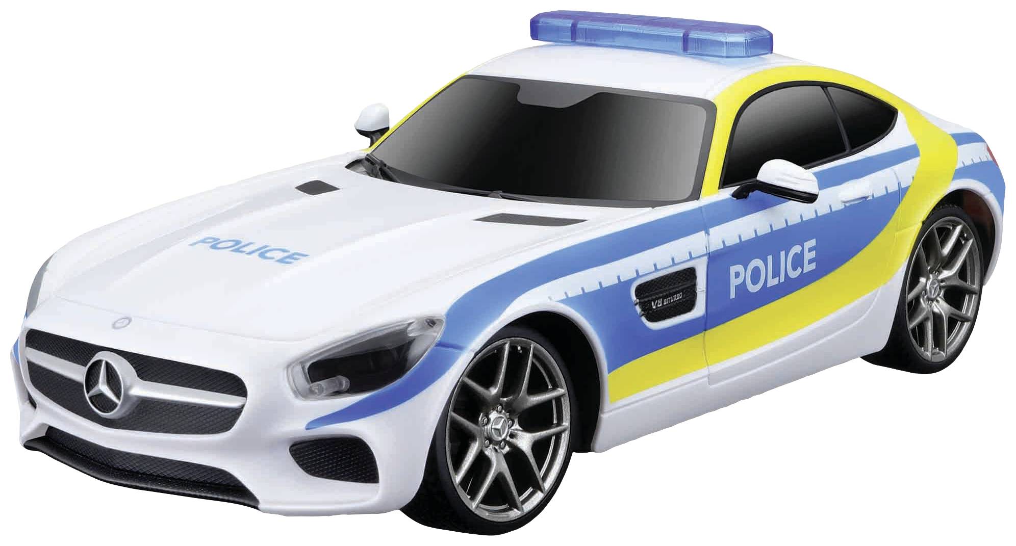 MaistoTech 581527 Mercedes AMG GT Polizei 1:24 RC Einsteiger Modellauto Elektro Heckantrieb (2WD)