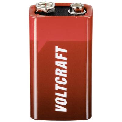 VOLTCRAFT 6LR61 9 V Block-Batterie Alkali-Mangan 550 mAh 9 V 1 St.