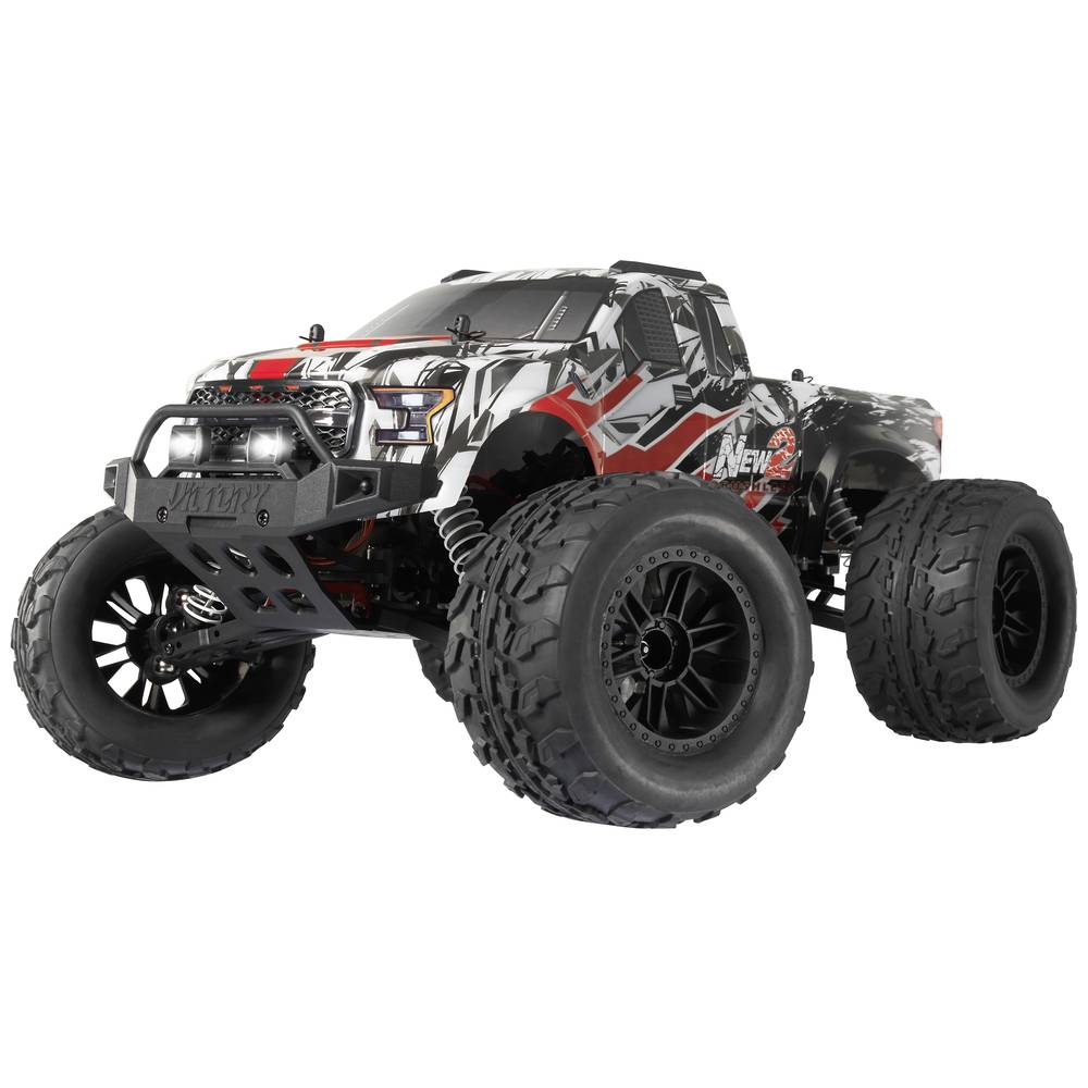 Reely New2 Super Combo Brushless 1:10 RC auto Elektro Monstertruck 4WD 100% RTR 2,4 GHz Incl. accu, 