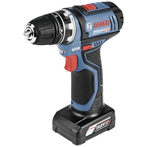 Bosch Professional MP GSR 12V-15 FC 06019F6006 Akku-Bohrschrauber 12 V Li-Ion inkl. 2. Akku, inkl. Ladegerät, inkl. Koff...